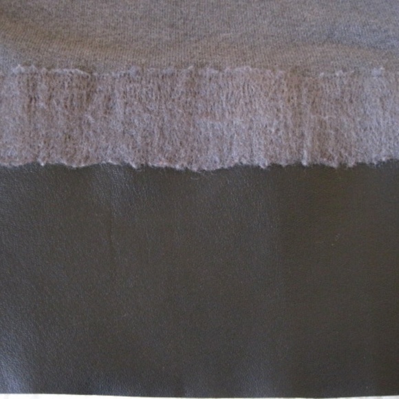 LINE The Label Grey Tunic Sweater with Leather trim. - Picture 6 of 7